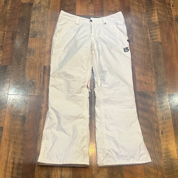 Burton White Snow Pants M (7005) - Picture 1 of 9